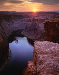 Sunset Over the Colorado River - Glen Canyon