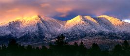 Last Light on the First Snow